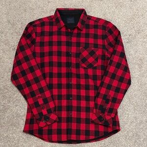 Nomad Red and Black Plaid Men's Shirt